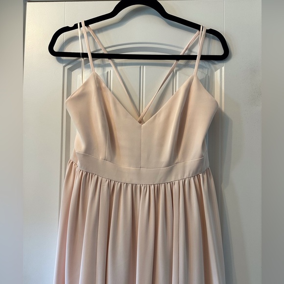 J. Crew Long Drapey Spaghetti Strap Pleated Maxi Dress Size 8 - Picture 3 of 14